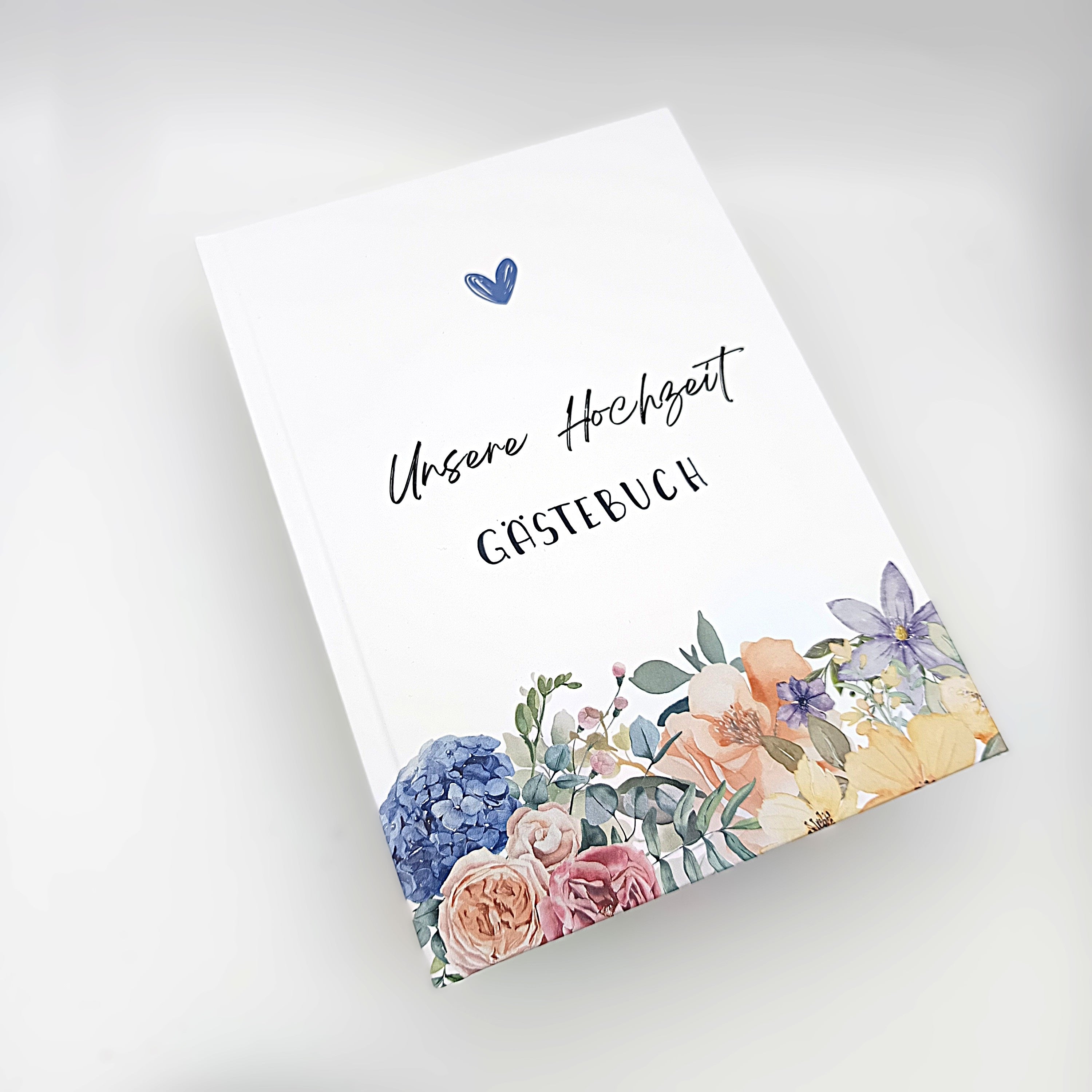 Gästebuch Hochzeit bunt Pastell Erinnerungsbuch für Hochzeitsgäste