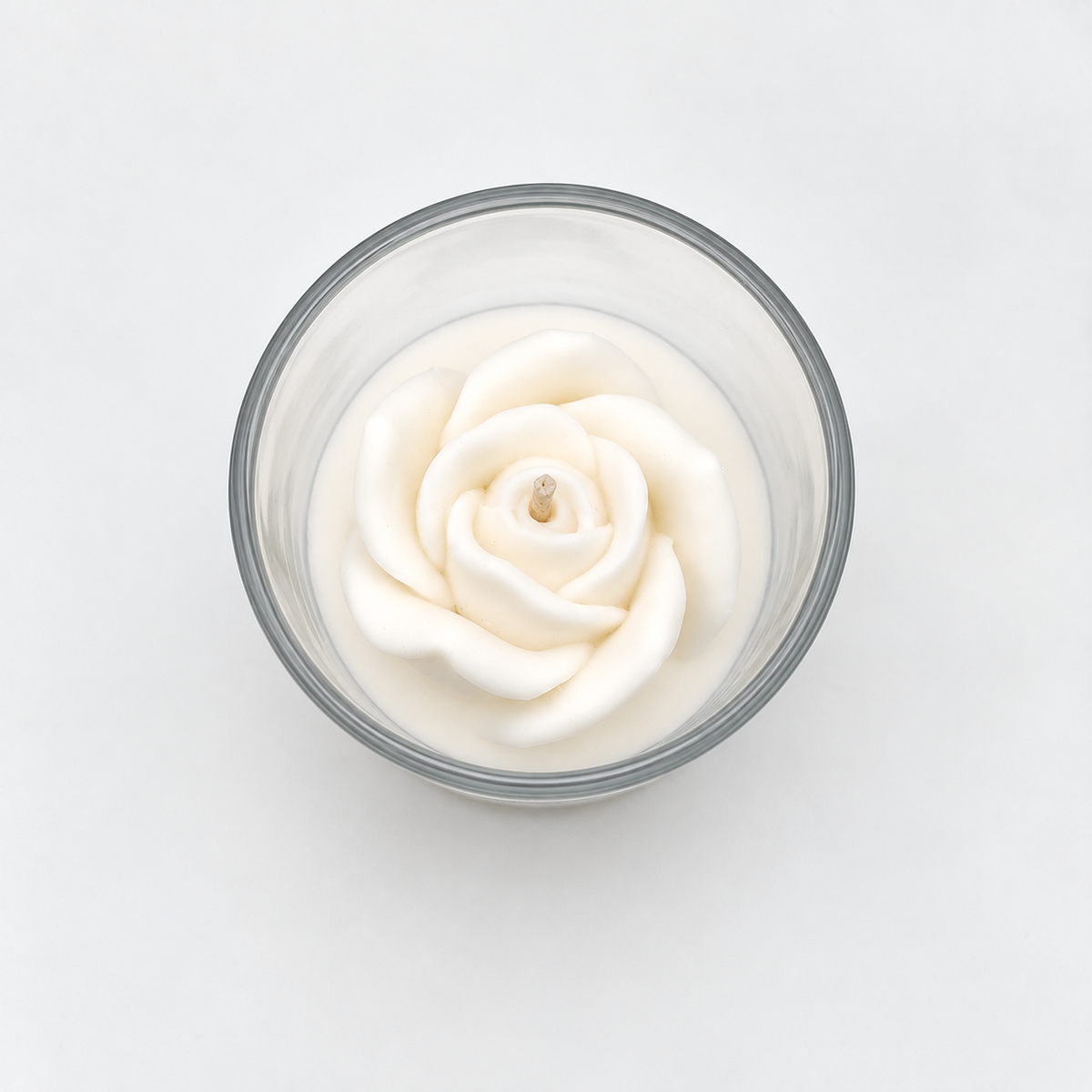 Sojawachskerze kleines Dankeschön | Rose